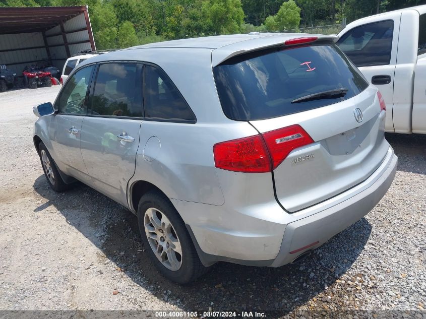 2008 Acura Mdx VIN: 2HNYD28278H550175 Lot: 40061105