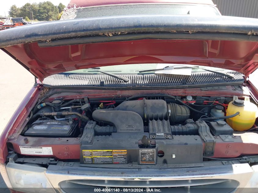 2001 Ford Econoline E150 Wagon VIN: 1FMRE11L61HB43704 Lot: 40061140