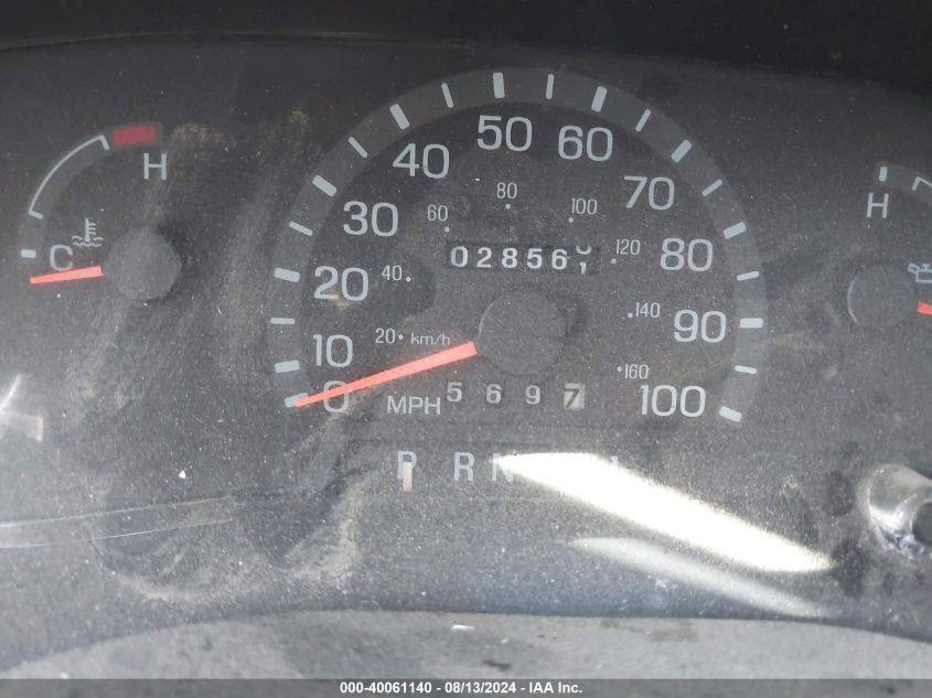 2001 Ford Econoline E150 Wagon VIN: 1FMRE11L61HB43704 Lot: 40061140