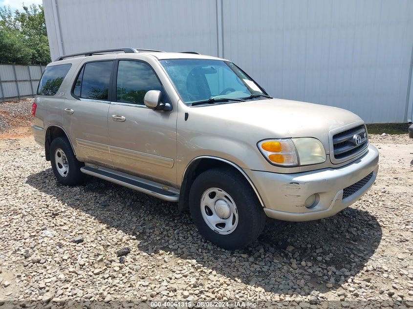 2002 Toyota Sequoia Sr5 V8 VIN: 5TDZT34A22S072708 Lot: 40061315