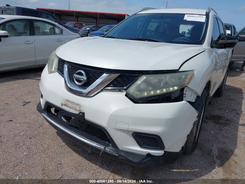 2016 Nissan Rogue S/Sl/Sv VIN: 5N1AT2MT1GC761541 Lot: 40061395