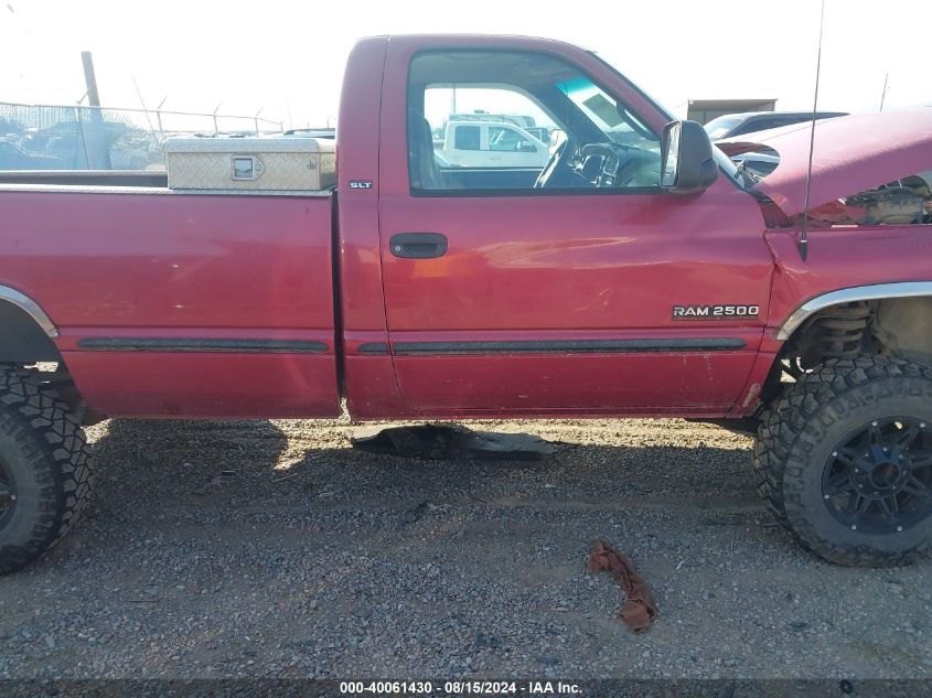 1998 Dodge Ram 2500 St VIN: 3B7KF2666WM282651 Lot: 40061430