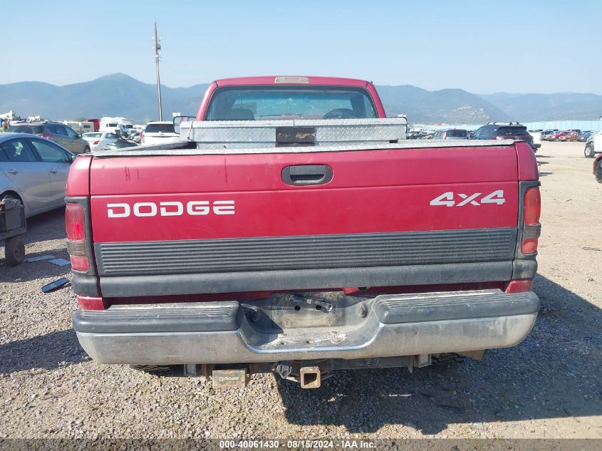 1998 Dodge Ram 2500 St VIN: 3B7KF2666WM282651 Lot: 40061430