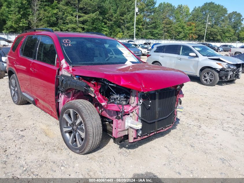 2025 Honda Pilot 2Wd Touring VIN: 5FNYG2H7XSB001592 Lot: 40061449