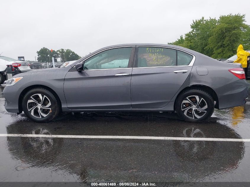 2017 Honda Accord Lx VIN: 1HGCR2F36HA256330 Lot: 40061469