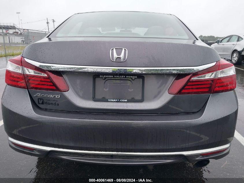 2017 Honda Accord Lx VIN: 1HGCR2F36HA256330 Lot: 40061469