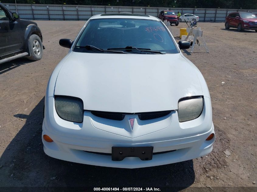 2001 Pontiac Sunfire Se VIN: 1G2JB124117191025 Lot: 40061494