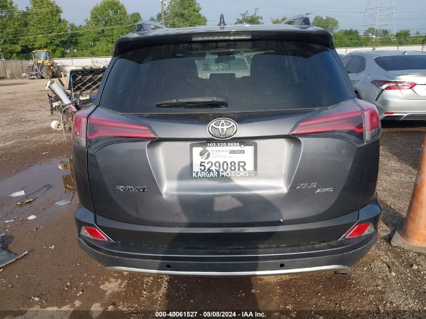 2018 Toyota Rav4 Xle VIN: JTMRFREV7JD252238 Lot: 40061527