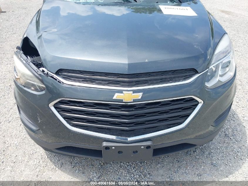 2017 Chevrolet Equinox Ls VIN: 2GNALBEK3H1555274 Lot: 40061604