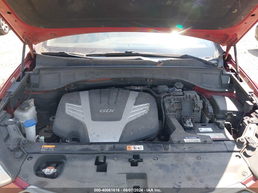 2013 Hyundai Santa Fe Limited VIN: KM8SR4HF6DU006992 Lot: 40061616