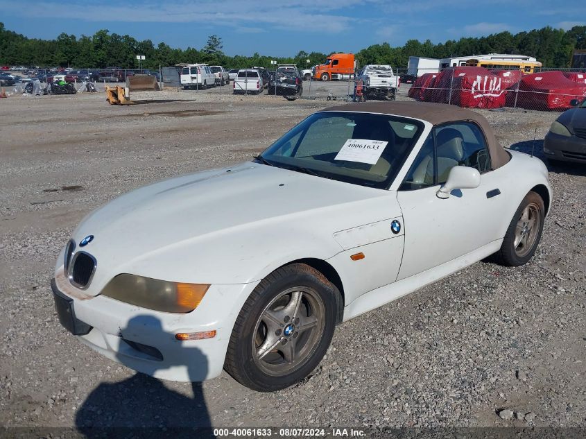 1997 BMW Z3 1.9L Roadster VIN: 4USCH7329VLB79346 Lot: 40061633