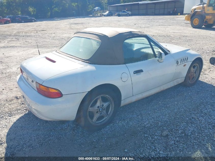 1997 BMW Z3 1.9L Roadster VIN: 4USCH7329VLB79346 Lot: 40061633