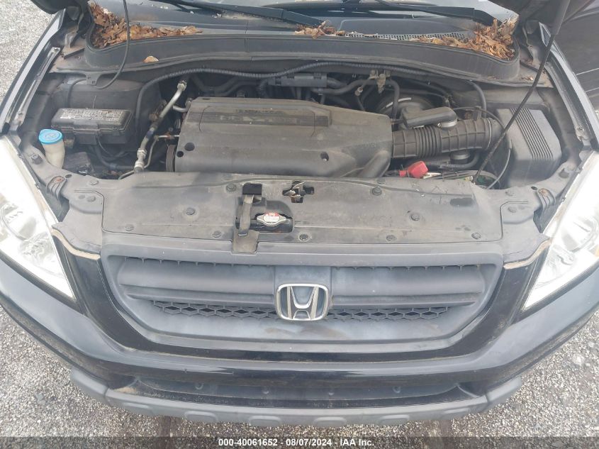 2004 Honda Pilot Ex-L VIN: 2HKYF18504H622193 Lot: 40061652