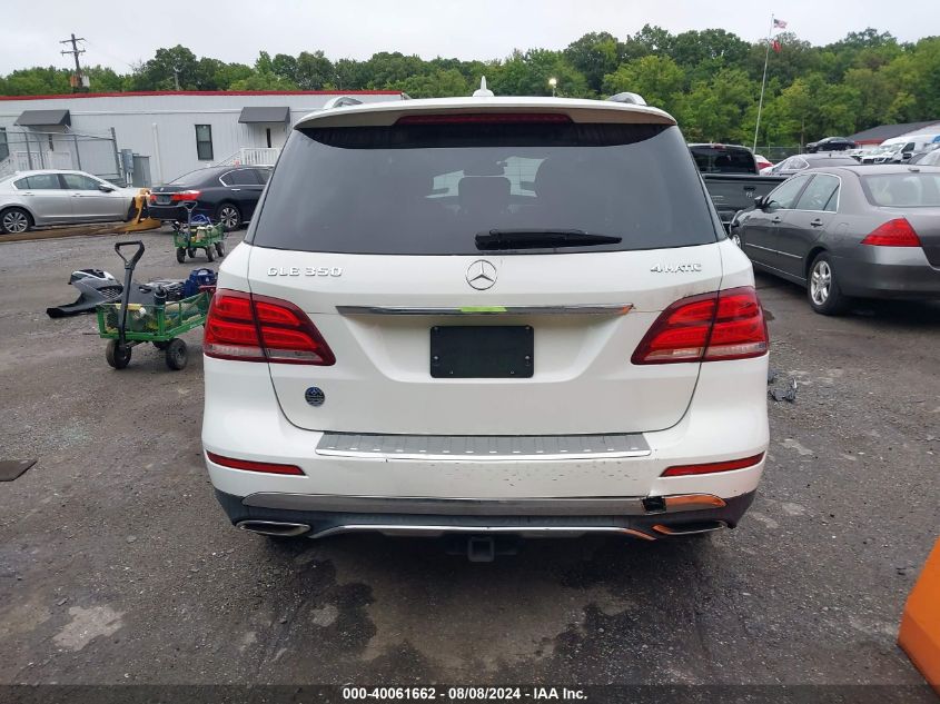 2016 Mercedes-Benz Gle 350 4Matic VIN: 4JGDA5HB8GA626624 Lot: 40061662