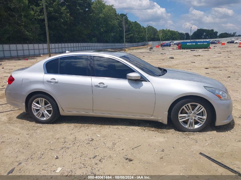 2011 Infiniti G37 Journey VIN: JN1CV6APXBM304352 Lot: 40061664