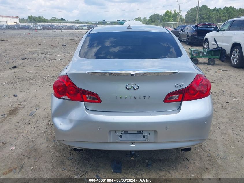 2011 Infiniti G37 Journey VIN: JN1CV6APXBM304352 Lot: 40061664