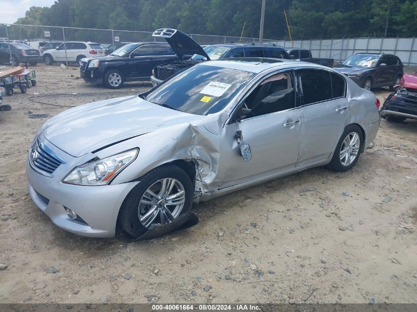 2011 Infiniti G37 Journey VIN: JN1CV6APXBM304352 Lot: 40061664