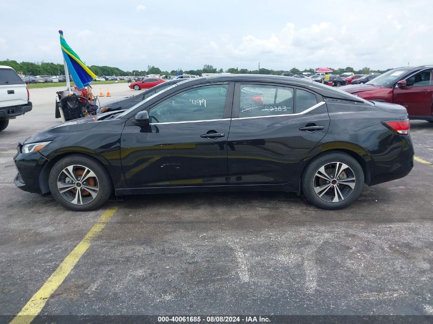 2021 Nissan Sentra Sv VIN: 3N1AB8CV9MY280066 Lot: 40061685