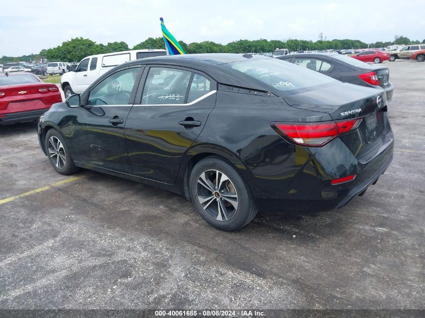 2021 Nissan Sentra Sv VIN: 3N1AB8CV9MY280066 Lot: 40061685