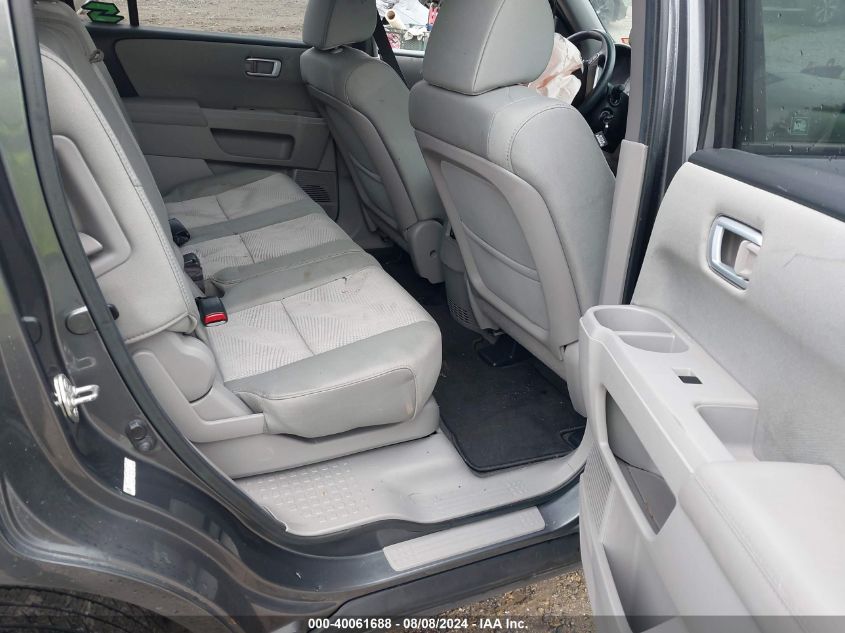 2012 Honda Pilot Lx VIN: 5FNYF4H2XCB085787 Lot: 40061688