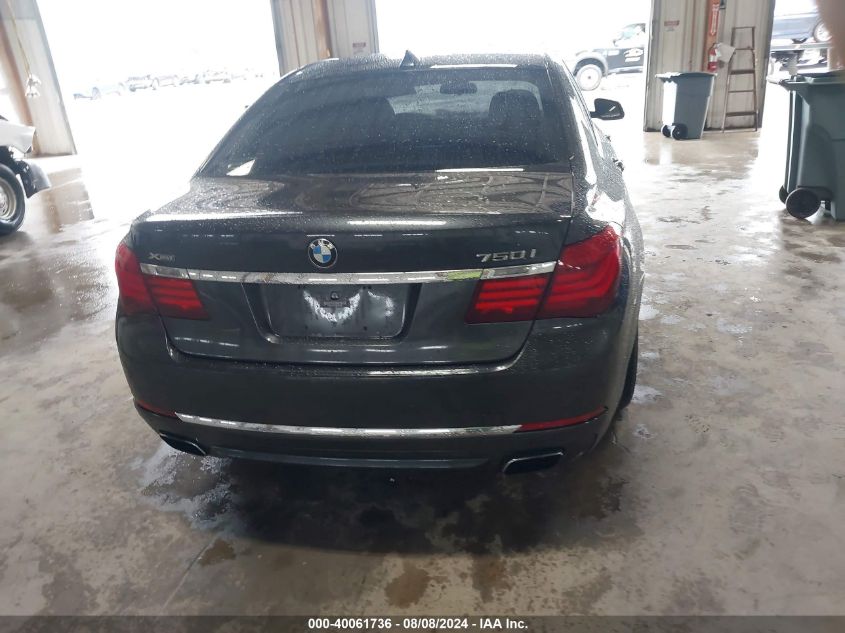 2013 BMW 750I xDrive VIN: WBAYB6C58DC998133 Lot: 40061736