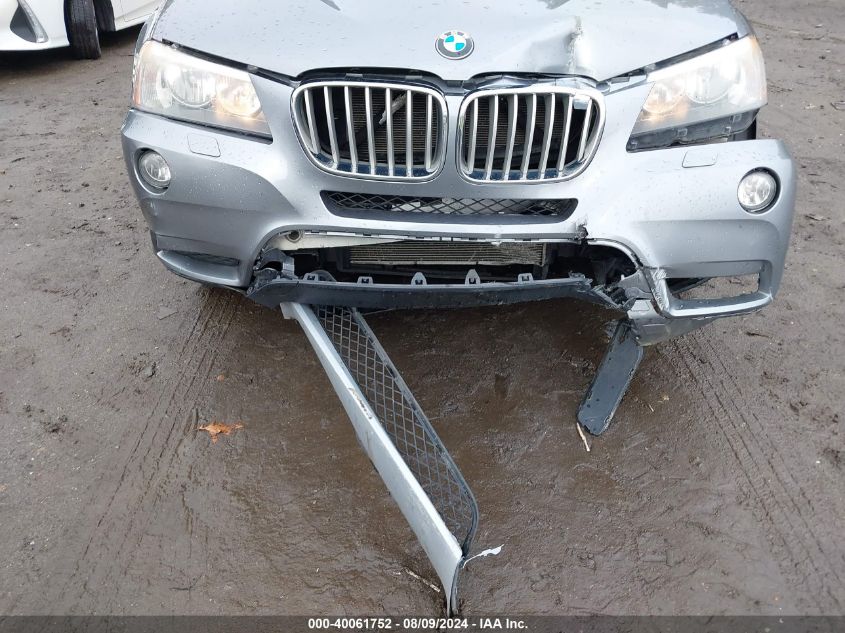2011 BMW X3 xDrive28I VIN: 5UXWX5C5XBL706791 Lot: 40061752