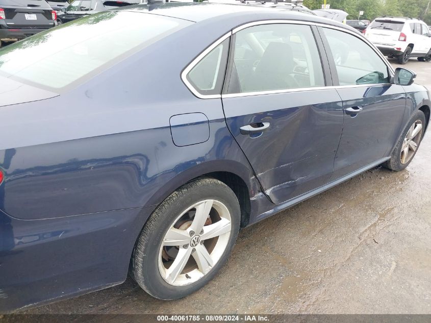 2013 Volkswagen Passat Se VIN: 1VWBP7A35DC025774 Lot: 40061785