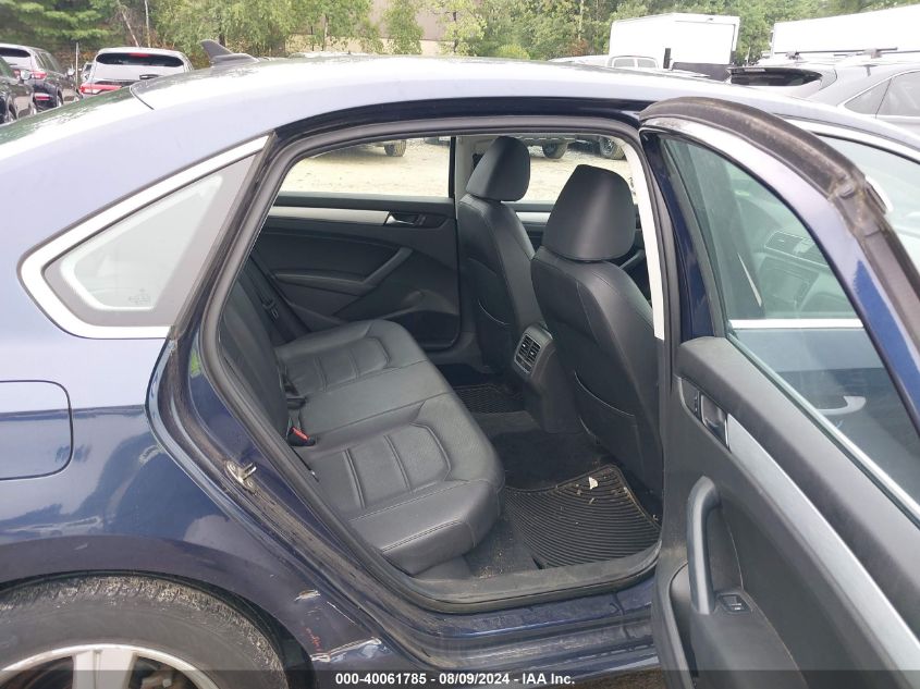 2013 Volkswagen Passat Se VIN: 1VWBP7A35DC025774 Lot: 40061785