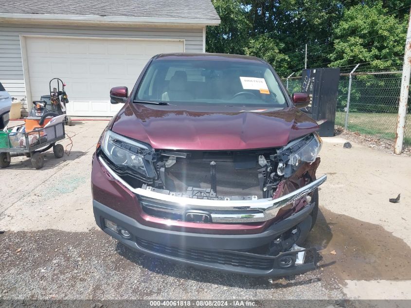 2017 Honda Ridgeline Rtl-T VIN: 5FPYK3F63HB025019 Lot: 40061818