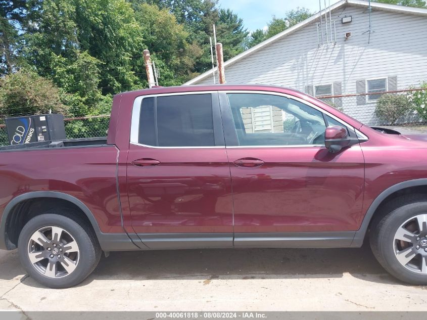 2017 Honda Ridgeline Rtl-T VIN: 5FPYK3F63HB025019 Lot: 40061818