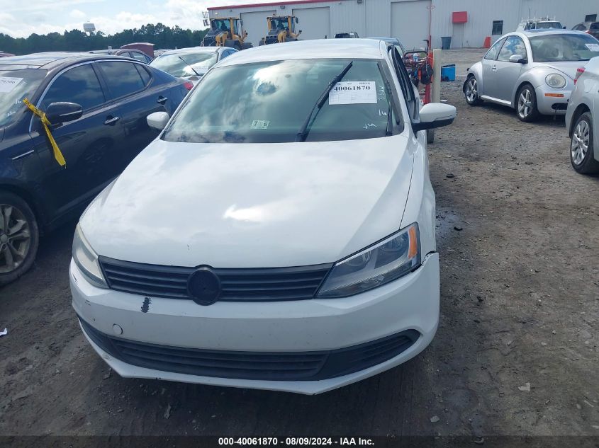 2011 Volkswagen Jetta 2.5L Se VIN: 3VWDZ7AJ7BM395539 Lot: 40061870