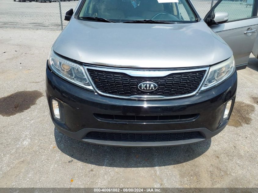 2014 Kia Sorento Lx VIN: 5XYKT4A64EG443893 Lot: 40061882