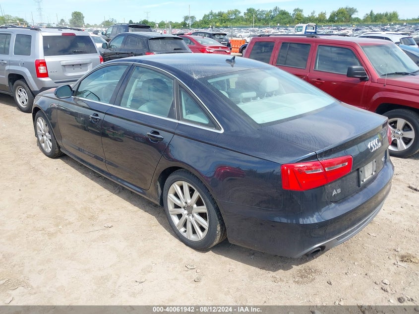 2013 Audi A6 3.0T Premium VIN: WAUHGAFC4DN057359 Lot: 40061942