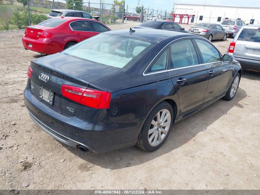 2013 Audi A6 3.0T Premium VIN: WAUHGAFC4DN057359 Lot: 40061942