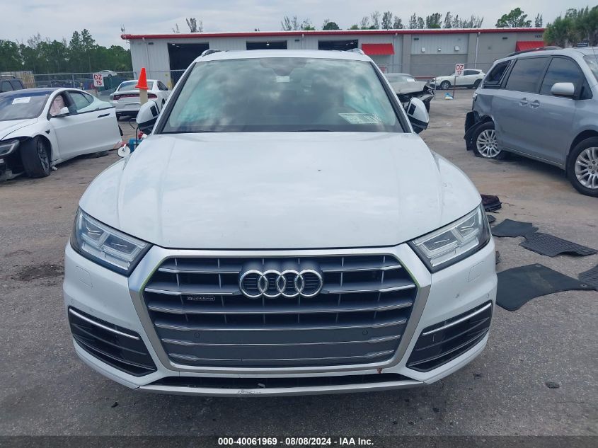 2019 Audi Q5 45 Premium VIN: WA1BNAFY8K2075012 Lot: 40061969