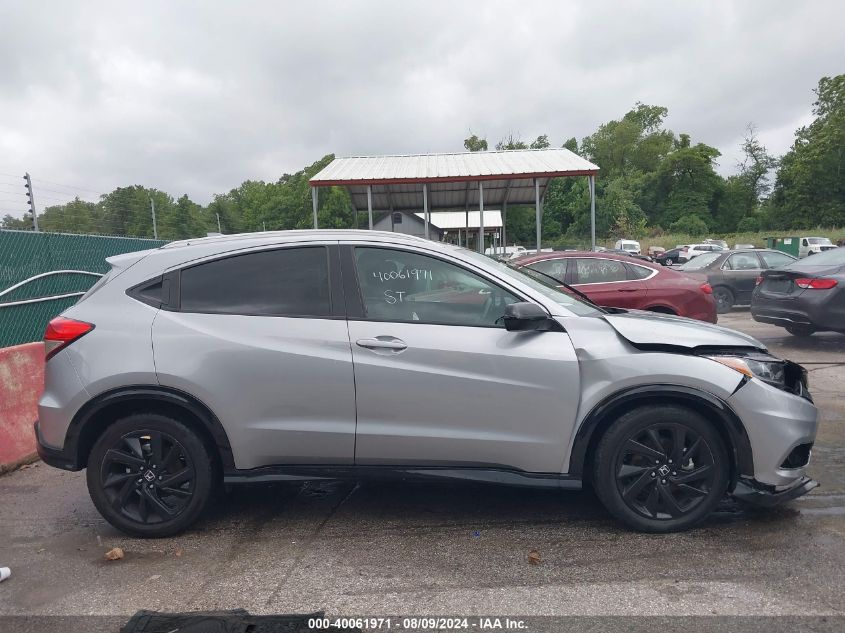 2022 Honda Hr-V Awd Sport VIN: 3CZRU6H1XNM737135 Lot: 40061971