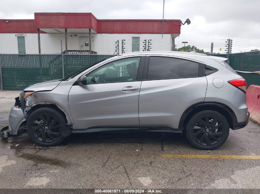 2022 Honda Hr-V Awd Sport VIN: 3CZRU6H1XNM737135 Lot: 40061971