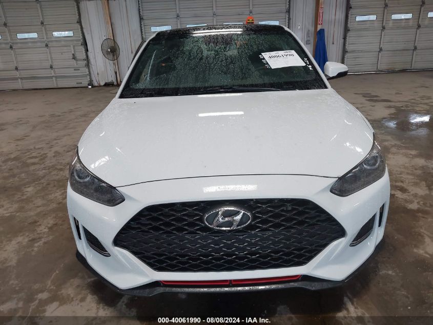 2019 Hyundai Veloster Turbo VIN: KMHTH6AB4KU012216 Lot: 40061990