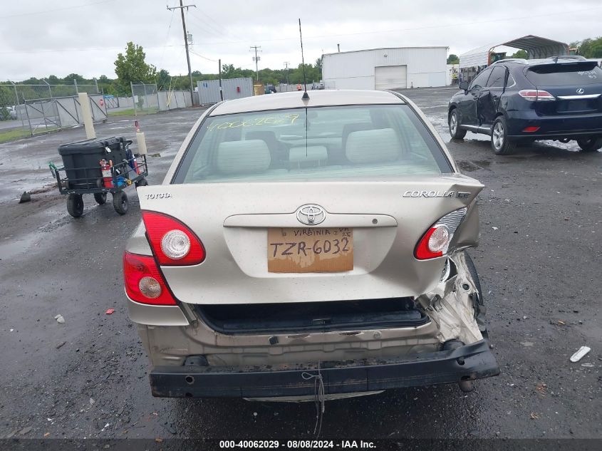 2005 Toyota Corolla Ce/Le/S VIN: 2T1BR30EX5C453020 Lot: 40062029