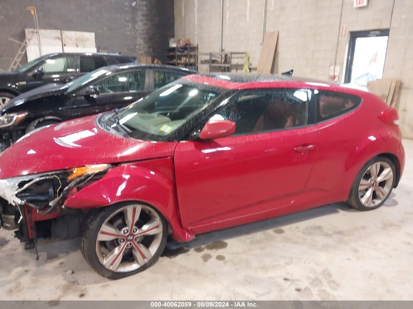 2013 HYUNDAI VELOSTER - KMHTC6AD7DU142638