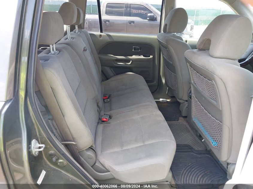 2006 Honda Pilot Ex VIN: 2HKYF18416H500095 Lot: 40062066