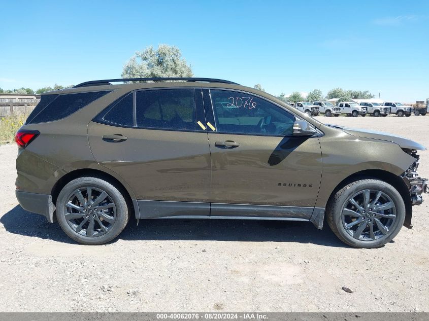 2023 Chevrolet Equinox Rs VIN: 3GNAXWEG0PL131233 Lot: 40062076