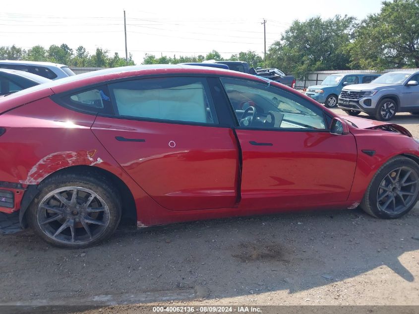 2023 TESLA MODEL 3 REAR-WHEEL DRIVE - 5YJ3E1EA1PF438186