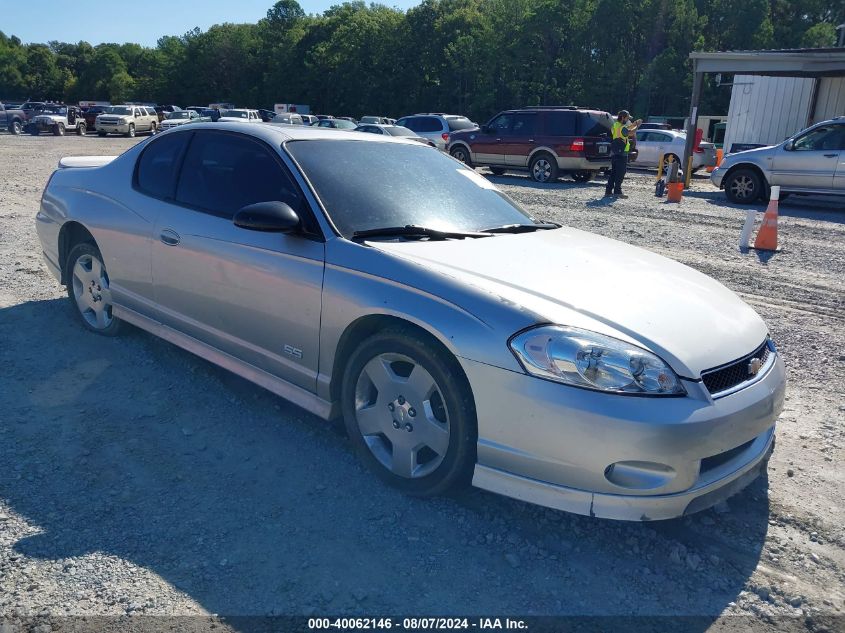 2006 Chevrolet Monte Carlo Ss VIN: 2G1WL15C869252144 Lot: 40661584