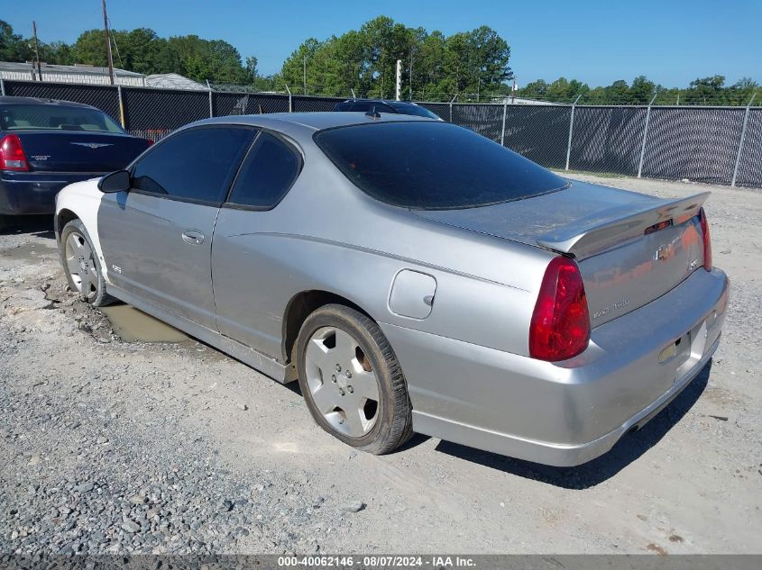 2006 Chevrolet Monte Carlo Ss VIN: 2G1WL15C869252144 Lot: 40661584