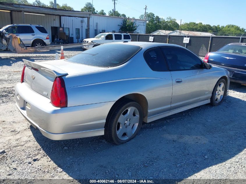 2006 Chevrolet Monte Carlo Ss VIN: 2G1WL15C869252144 Lot: 40661584