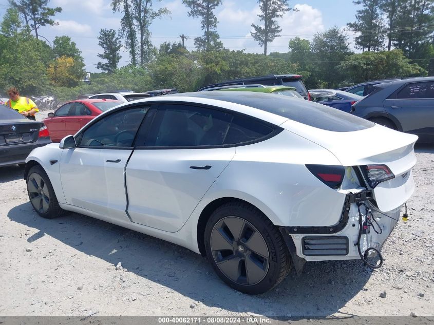 2021 Tesla Model 3 VIN: 5YJ3E1EB3MF855149 Lot: 40062171