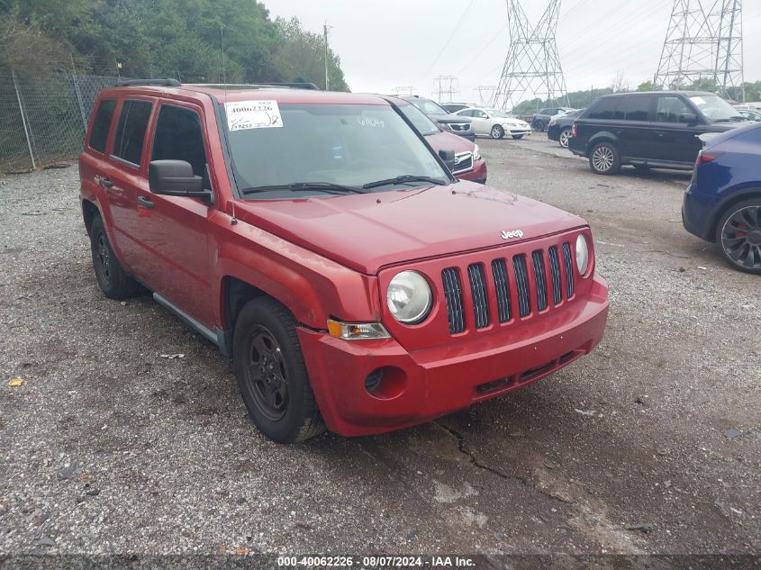 2008 Jeep Patriot Sport VIN: 1J8FF28W58D611698 Lot: 40062226