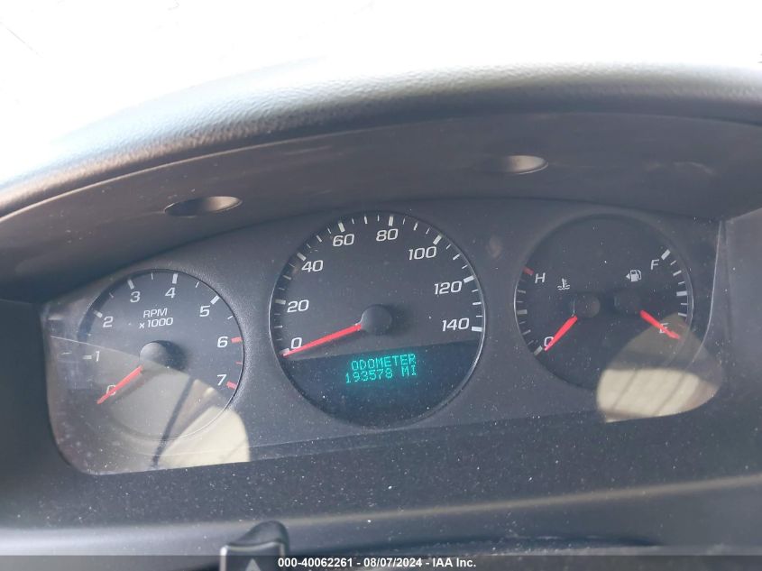 2011 Chevrolet Impala Ls VIN: 2G1WF5EK1B1130790 Lot: 40062261