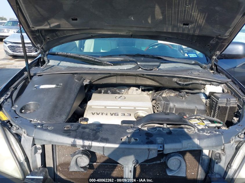 2004 Lexus Rx 330 330 VIN: 2T2HA31U94C017230 Lot: 40062262